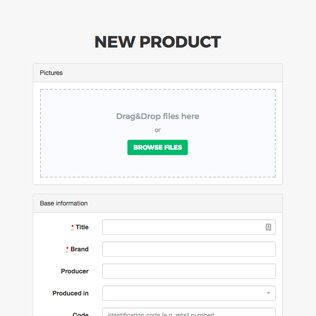 Product form preview
